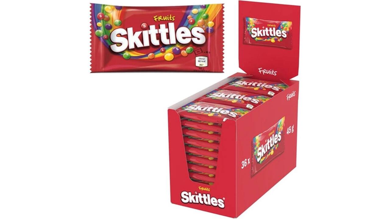 Snoep Skittles fruit doos 36 stuks