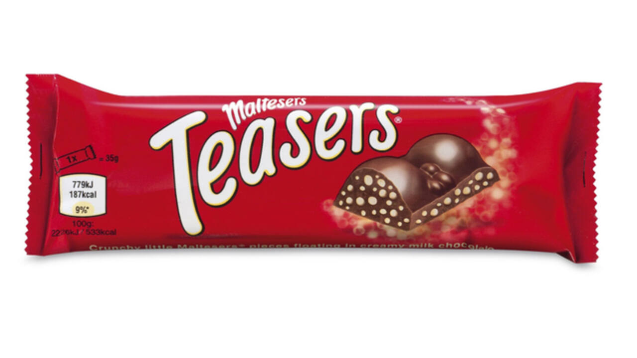 Chocolade Maltesers teaser reep doos 24 stuks