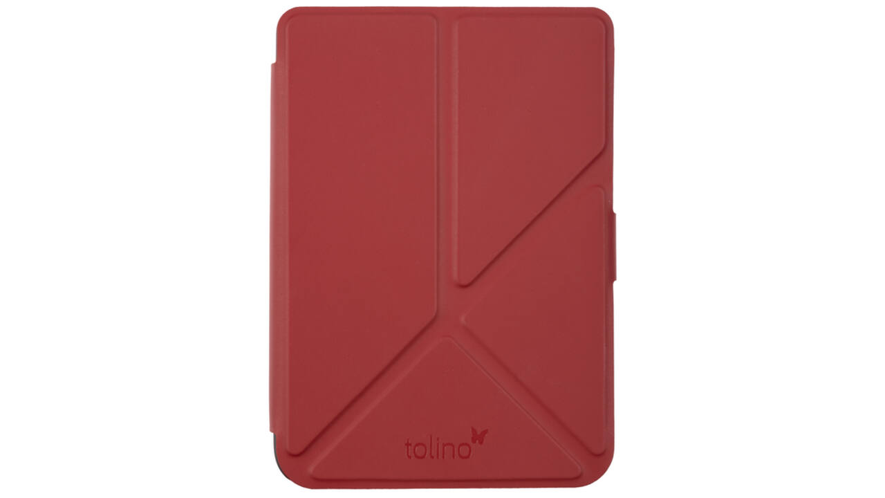 E-reader beschermhoes Tolino Shine Origami rood