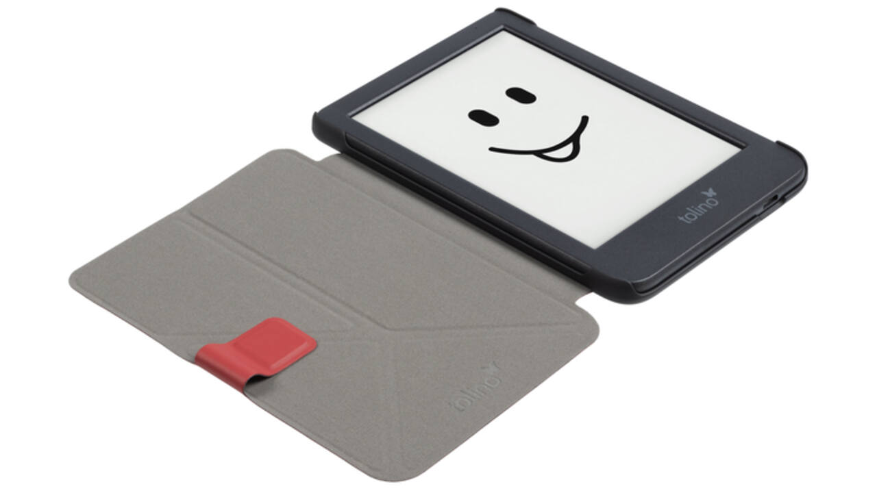 E-reader beschermhoes Tolino Shine Origami rood