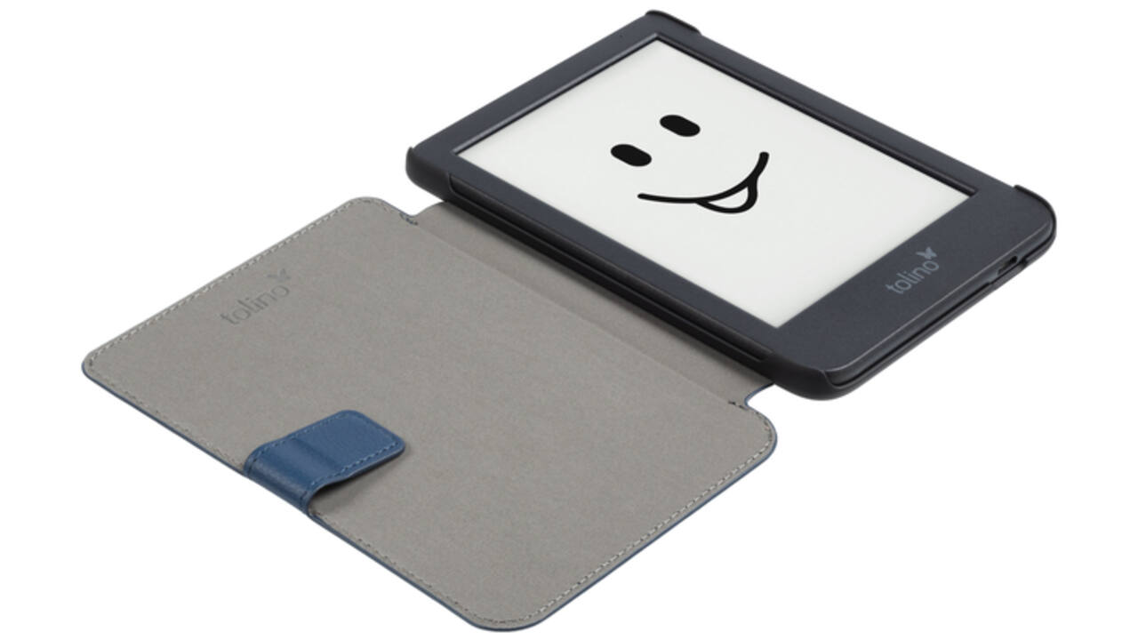 E-reader beschermhoes Tolino Shine slimfit ess. blauw