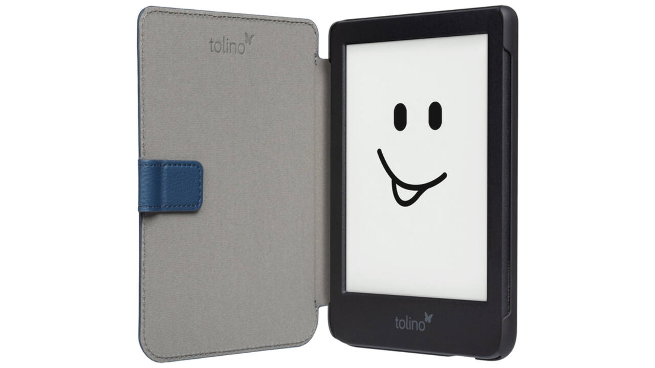 E-reader beschermhoes Tolino Shine slimfit ess. blauw