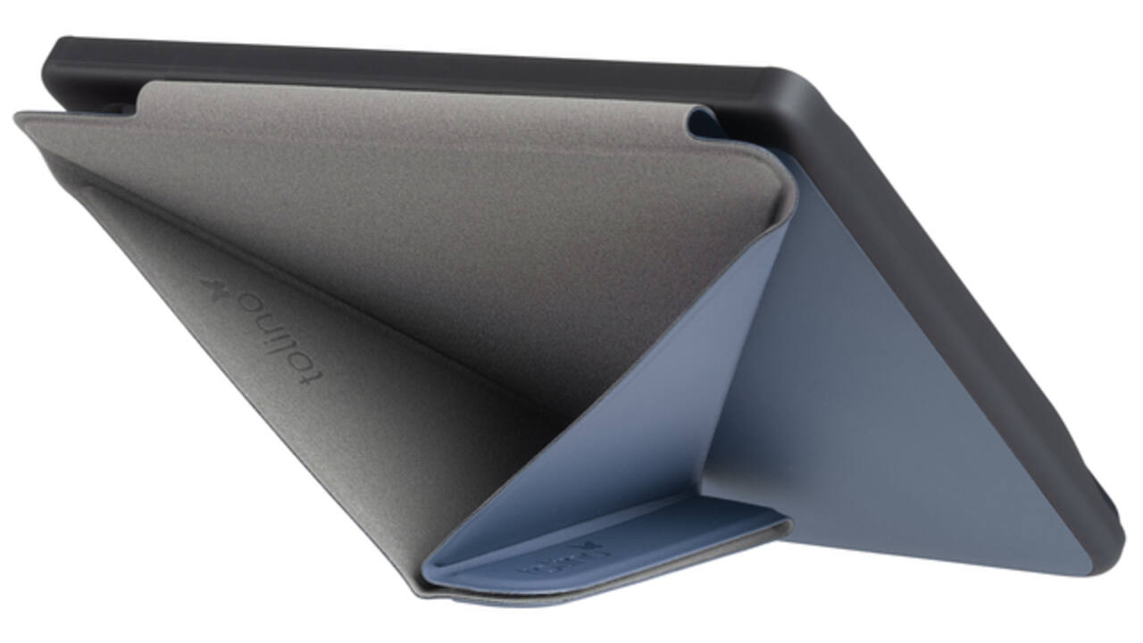 E-reader beschermhoes Tolino Vision 7 Origami blauw
