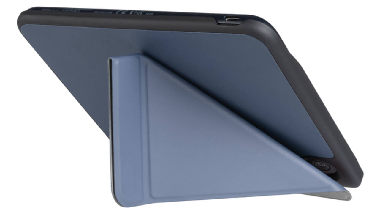 E-reader beschermhoes Tolino Vision 7 Origami blauw