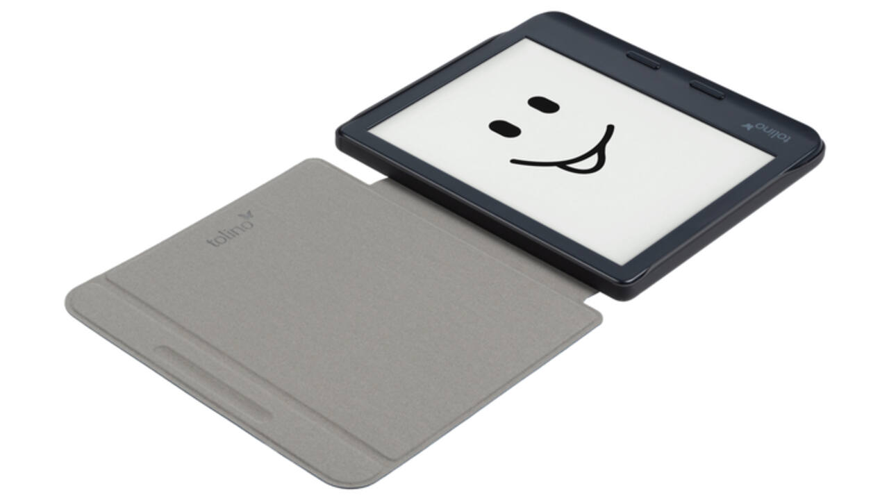 E-reader beschermhoes Tolino Vision 7 slimfit ess. blauw