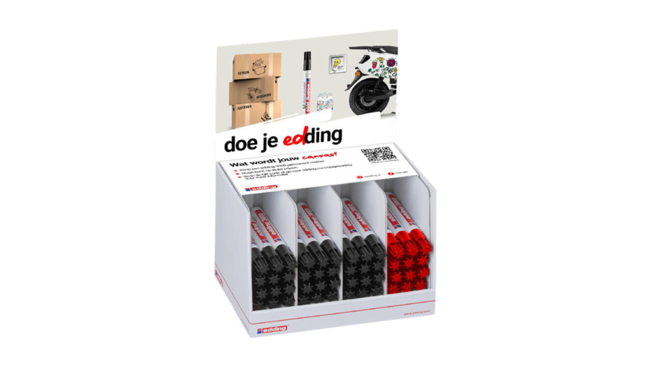 Permanent marker edding 3000 Doe je Canvas display