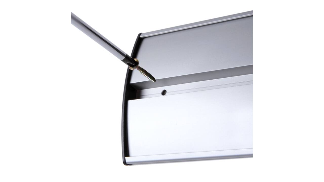 Informatiebord Office Curved A5 zilver