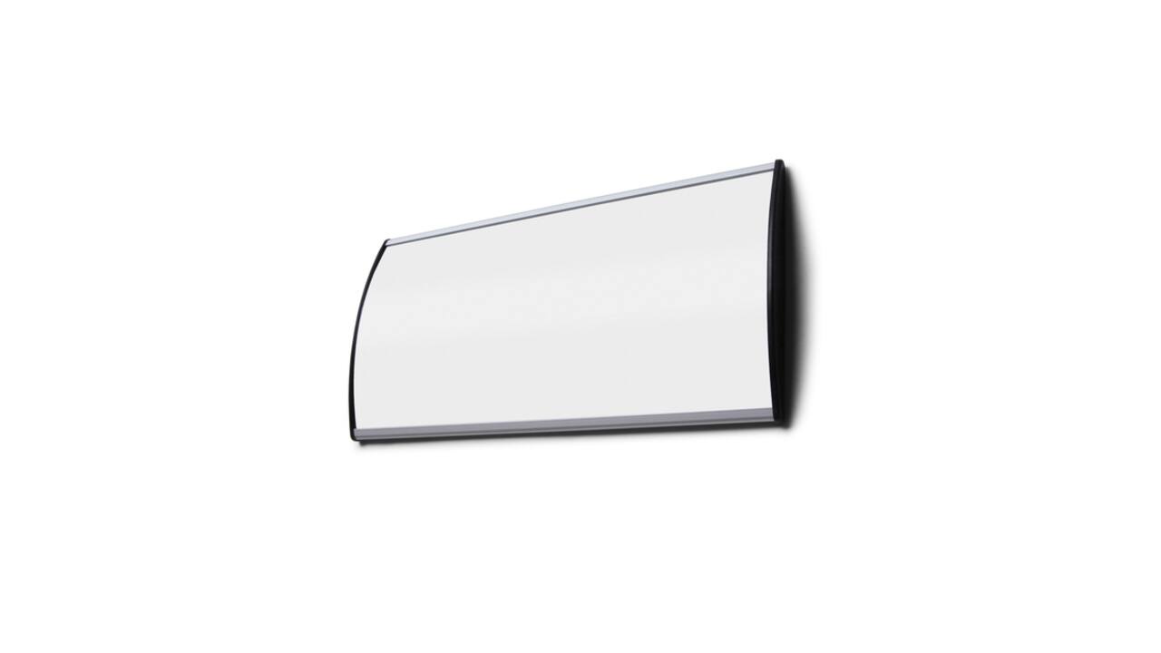 Informatiebord Office Curved A4 zilver