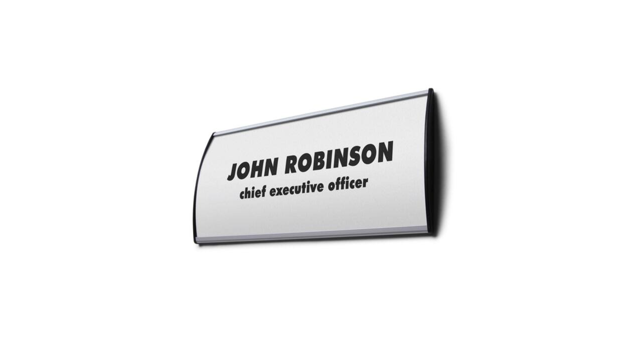 Informatiebord Office Curved A4 zilver