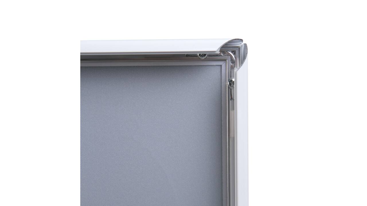 Kliklijst Office rechte hoeken A2 25mm wit