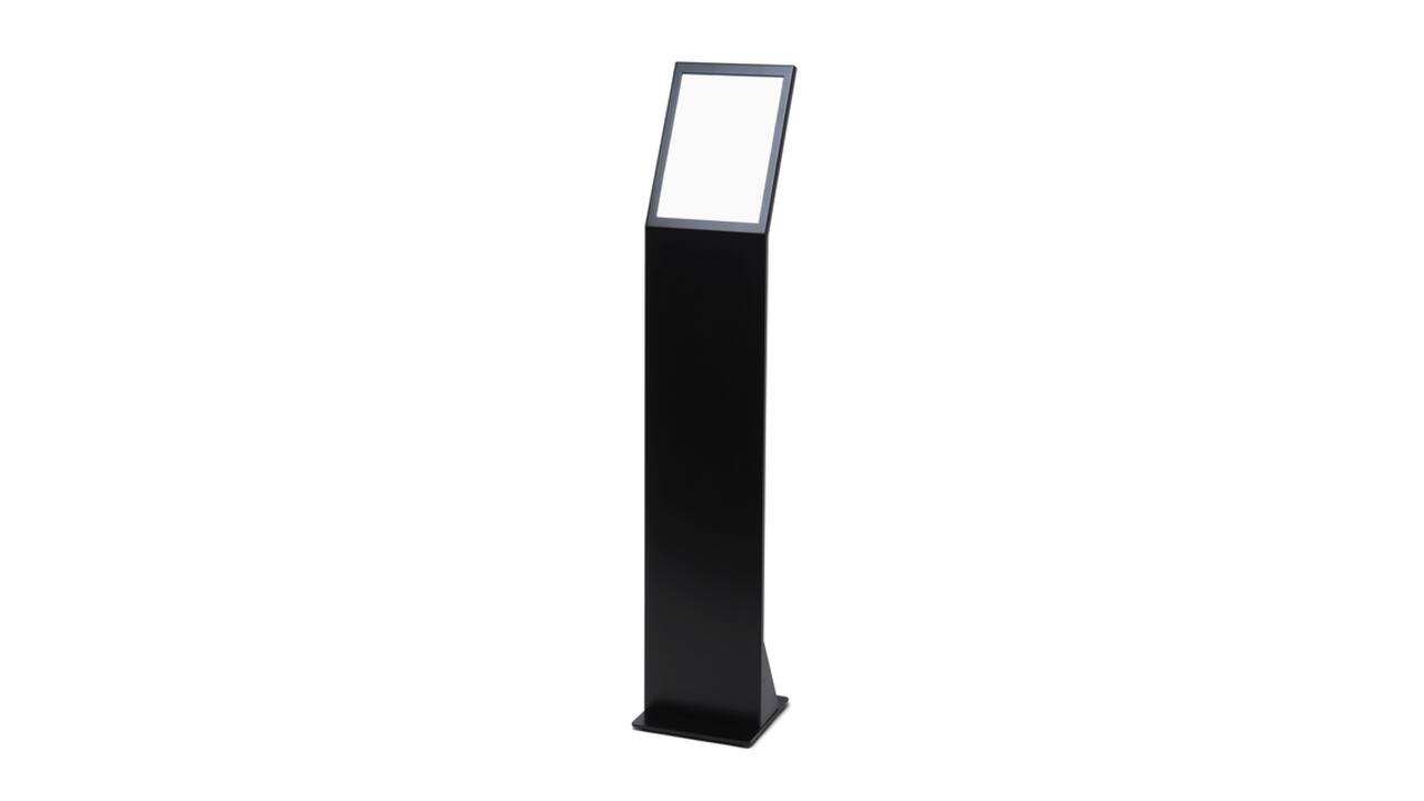 Menustandaard Office magnetisch acryl vak A4 zwart