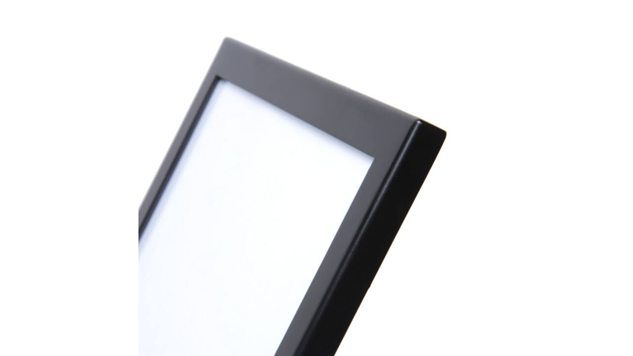 Menustandaard Office magnetisch acryl vak A4 zwart