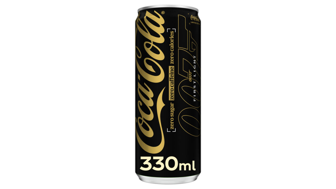 Frisdrank Coca Cola zero sugar zero caffeine blik 330 ml