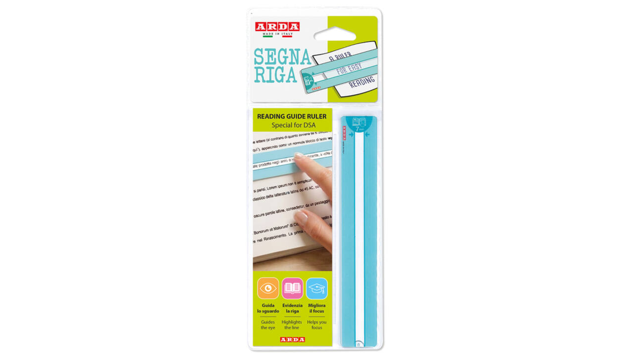 Leesliniaal Arda Easy Reading 0.7mm turquoise