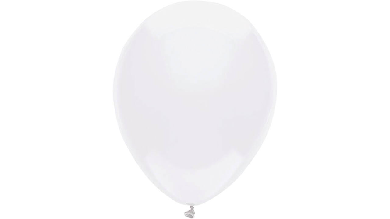Ballonnen uni wit Ø30cm