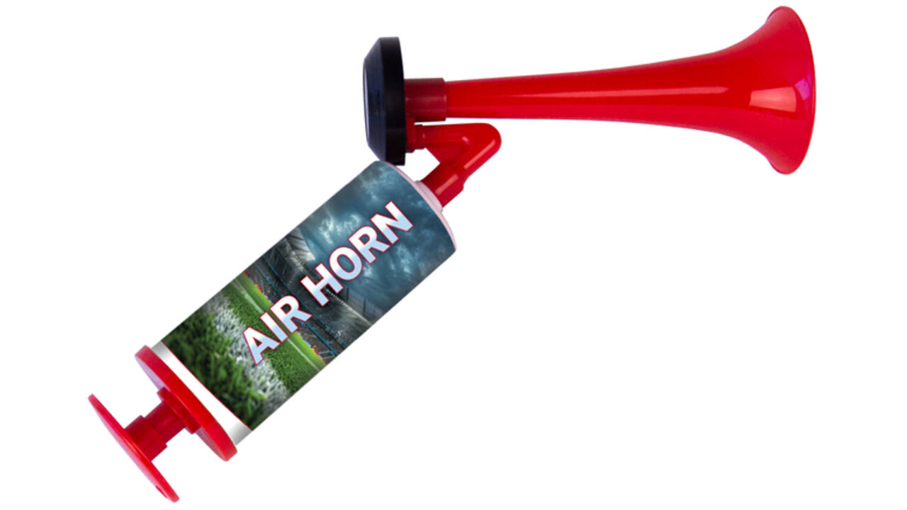 Luchttoeter met handpomp