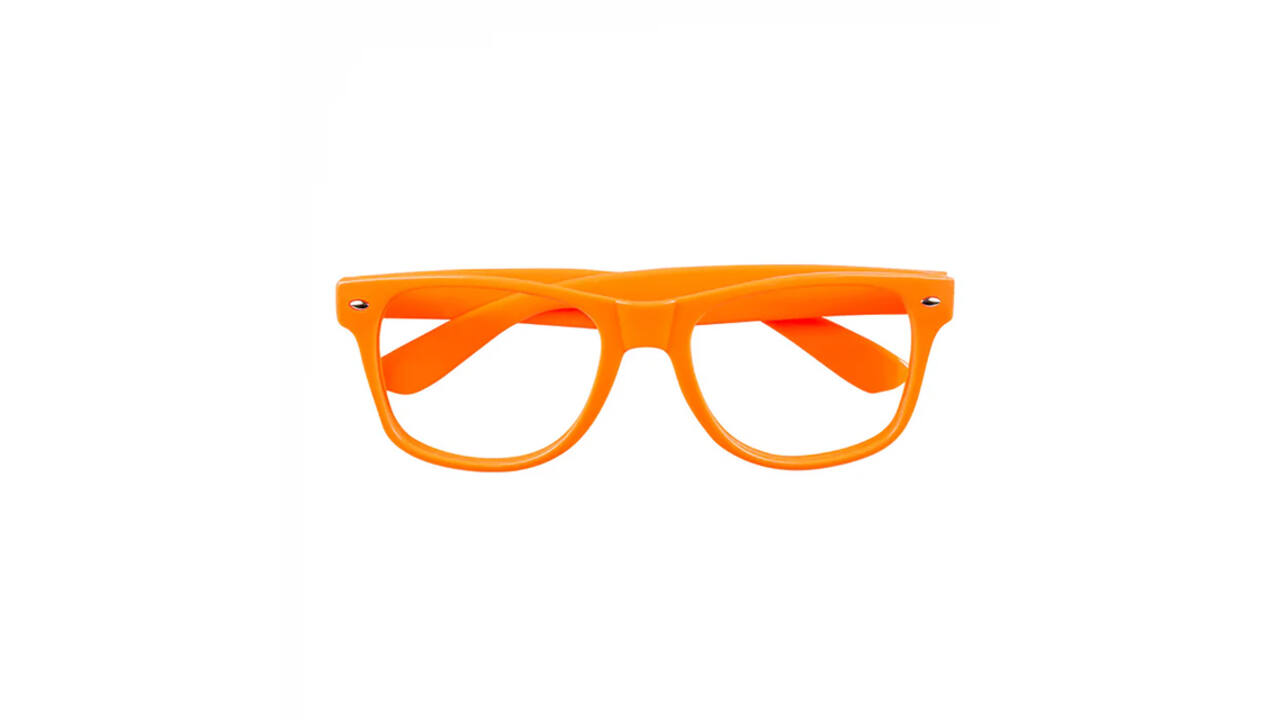Partybril Oranje