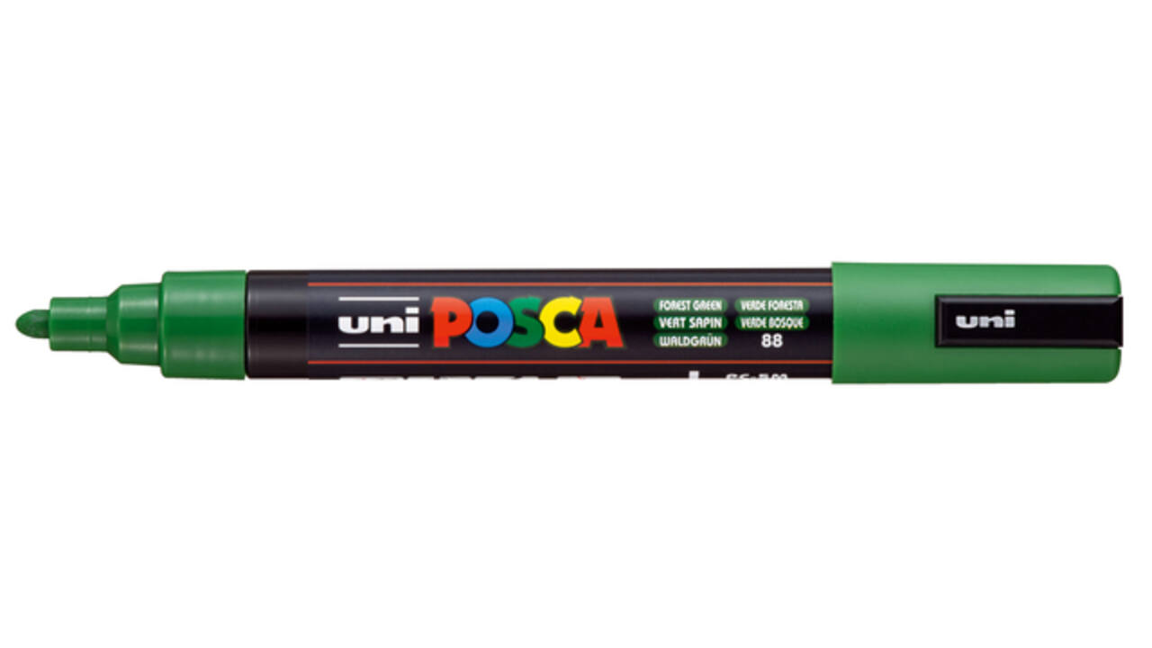 Paintmarker Uni POSCA PC5M medium dennengroen