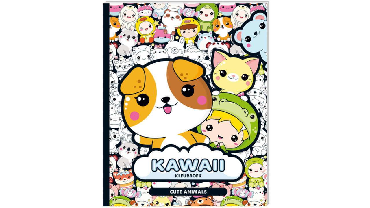 Kleurboek Kawaii Cute Animals