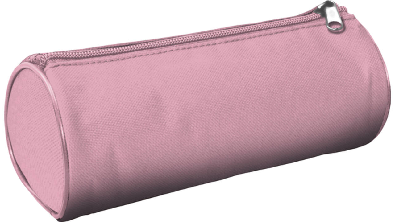 Pennenetui Kangaro rond 20x8,5cm pastel roze