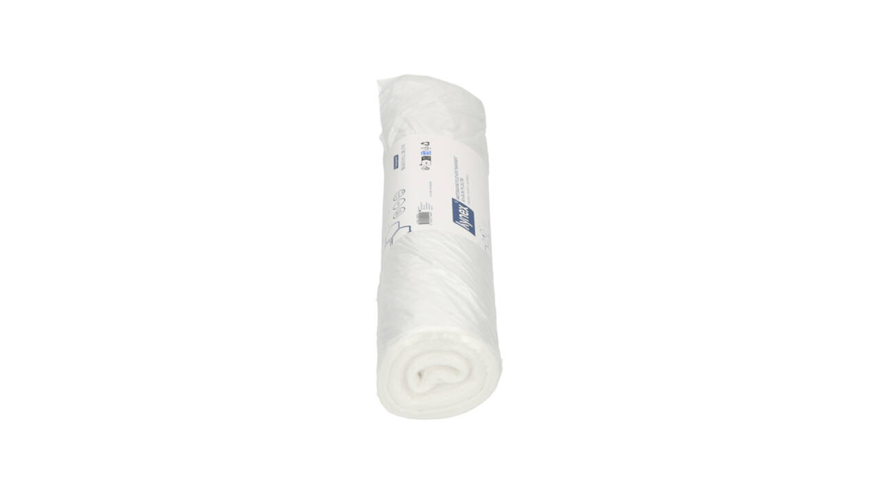 Afvalzak Hynex 50x55cm HDPE recycled T15 25L transparant rol à 50 stuks