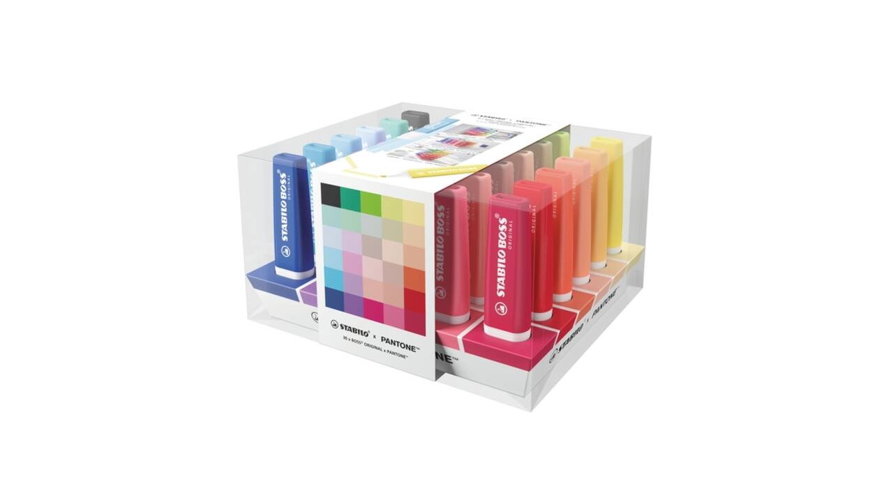 Markeerstift STABILO BOSS  -  Pantone assorti 30 stuks