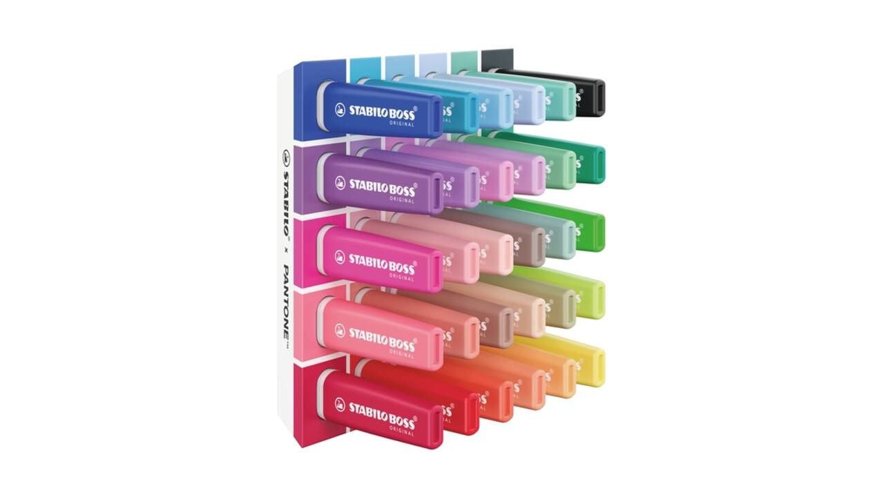 Markeerstift STABILO BOSS  -  Pantone assorti 30 stuks