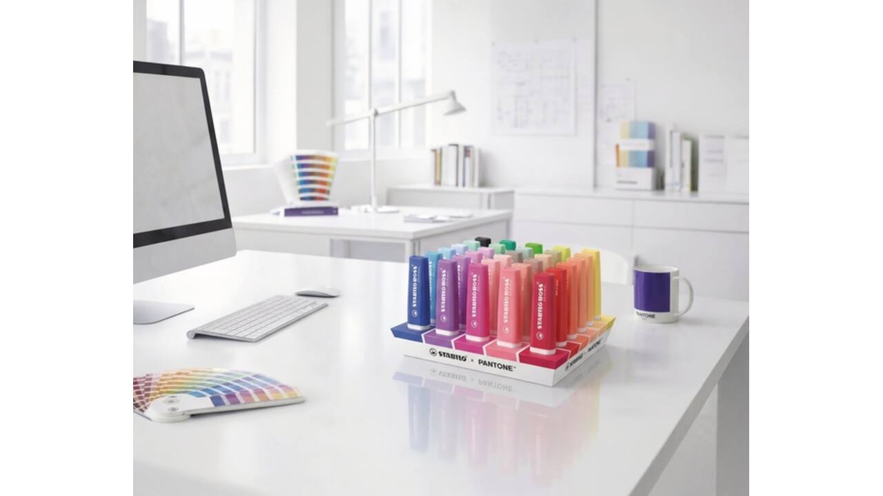 Markeerstift STABILO BOSS  -  Pantone assorti 30 stuks