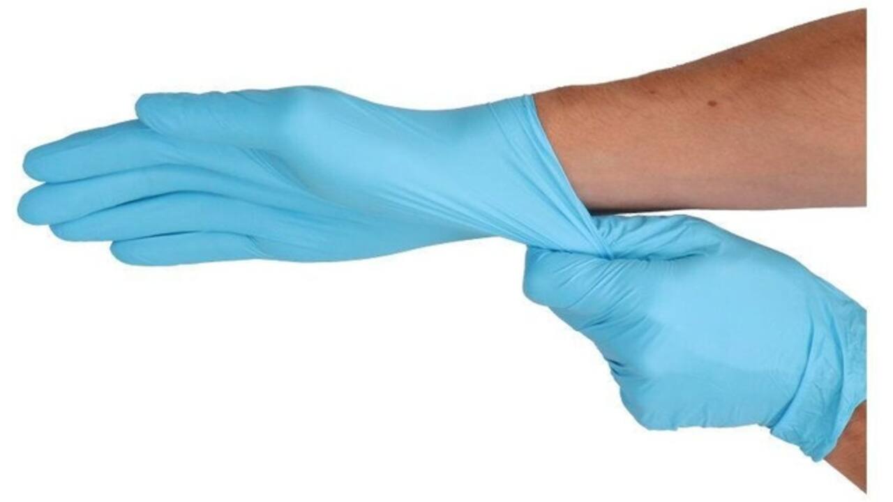 Handschoen CMT S soft nitril blauw 100 stuks
