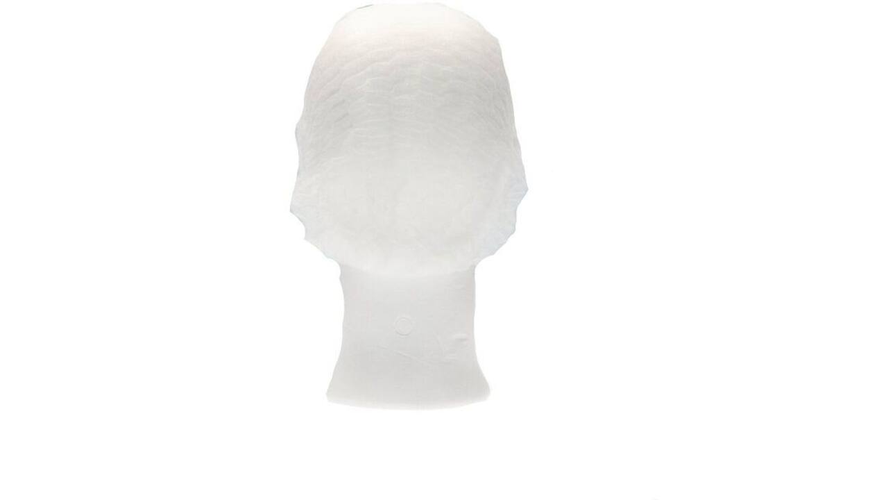 Haarnet CMT bouffant non-woven XL 58cm PP wit 100 stuks