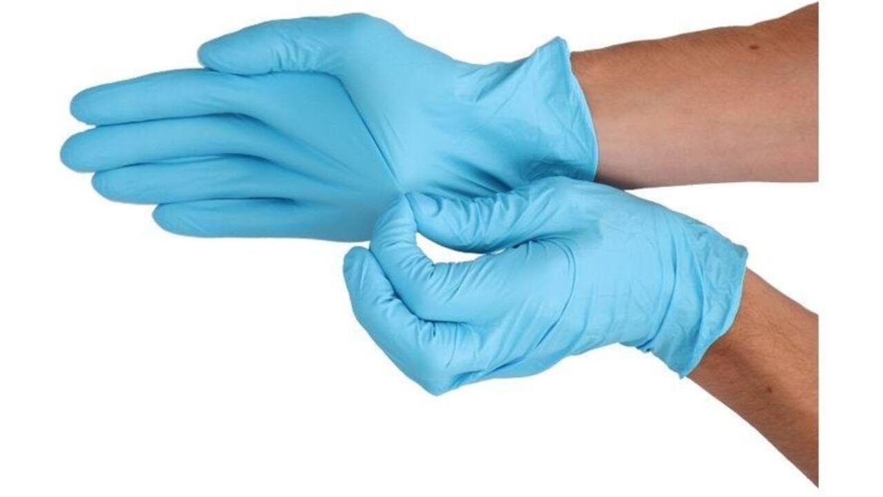 Handschoen CMT L soft nitril blauw 100 stuks