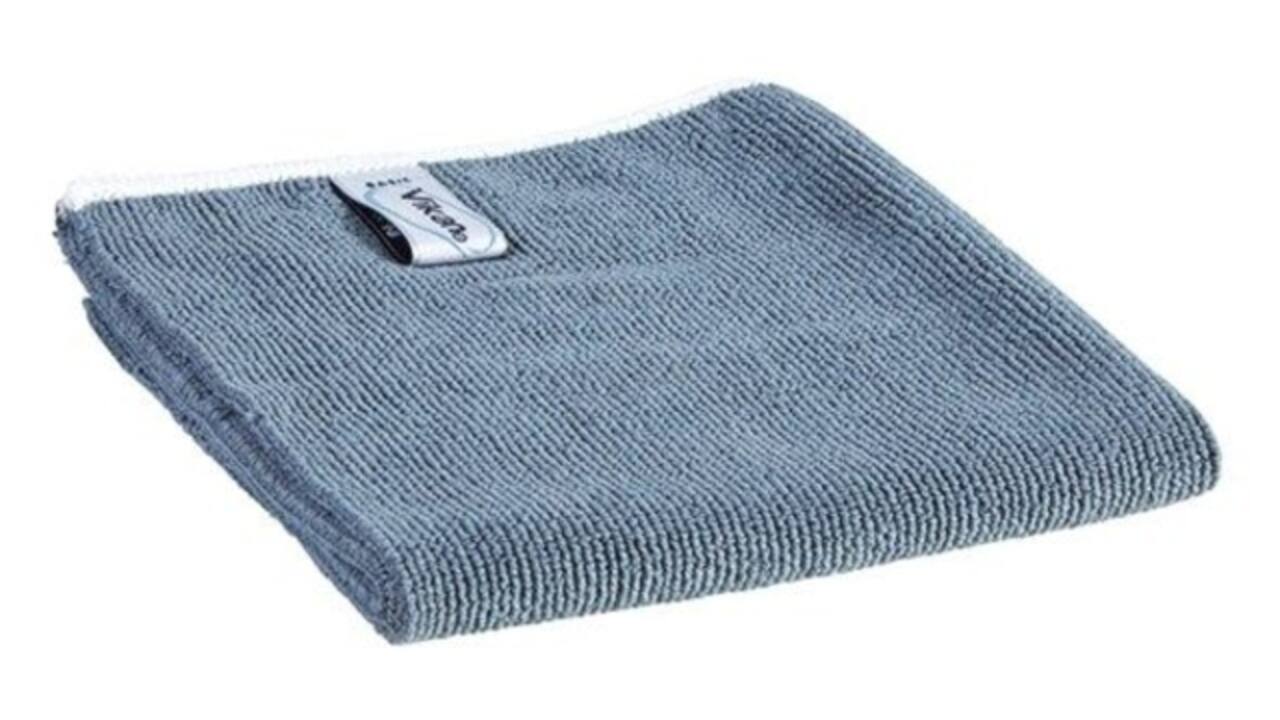 Microvezeldoek Vikan 32x32cm basic grijs 5 stuks