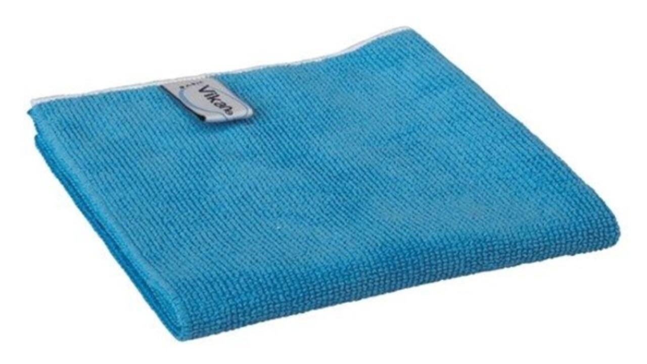 Microvezeldoek Vikan 40x40cm basic blauw 5 stuks
