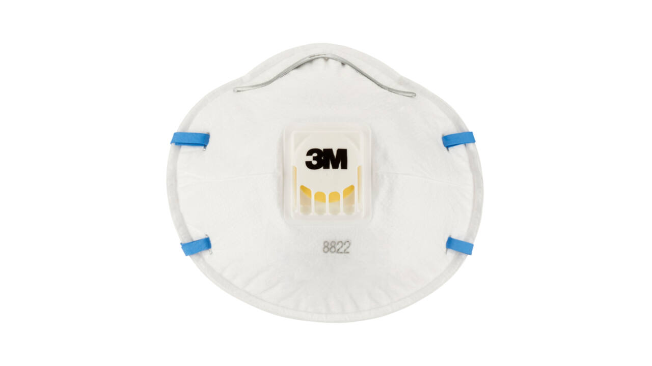 Stofmasker 3M voor schuren 8822 FFP2 met ventiel 3 stuks