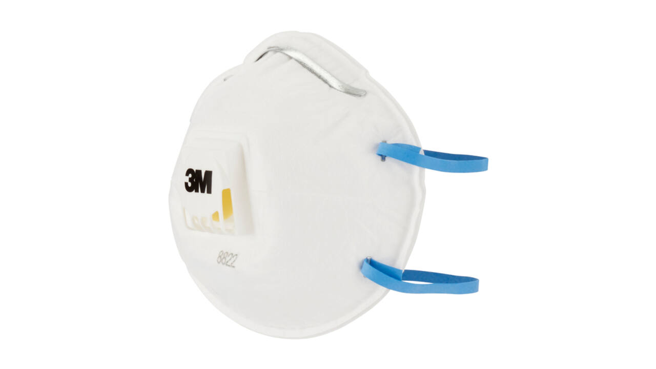 Stofmasker 3M voor schuren 8822 FFP2 met ventiel 3 stuks