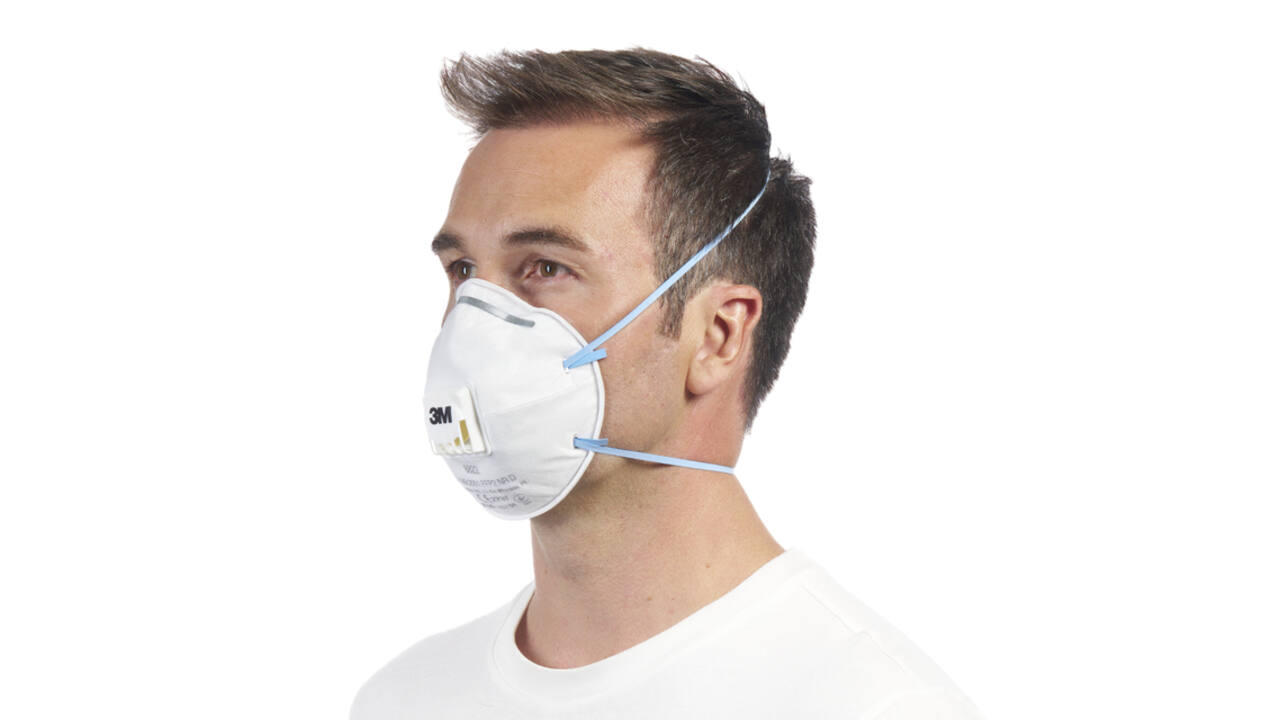 Stofmasker 3M voor schuren 8822 FFP2 met ventiel 3 stuks