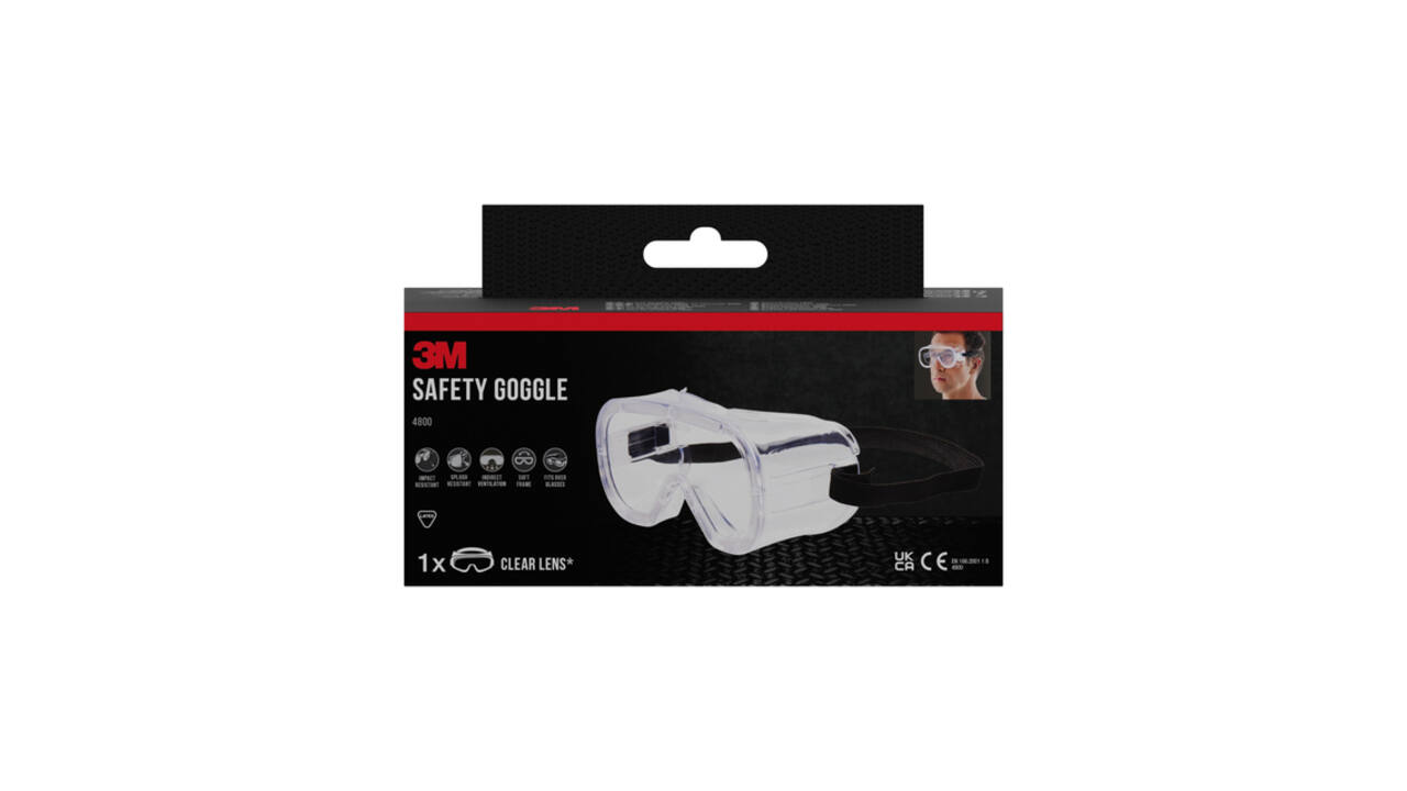 Ruimzichtbril 3M classic 4800 heldere lens