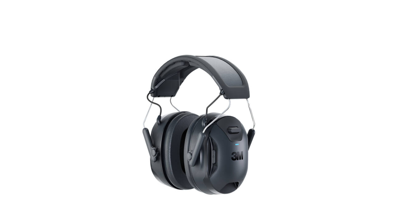 Oorkap 3M WorkTunes Connect en Solar Bluetooth 33dB zwart