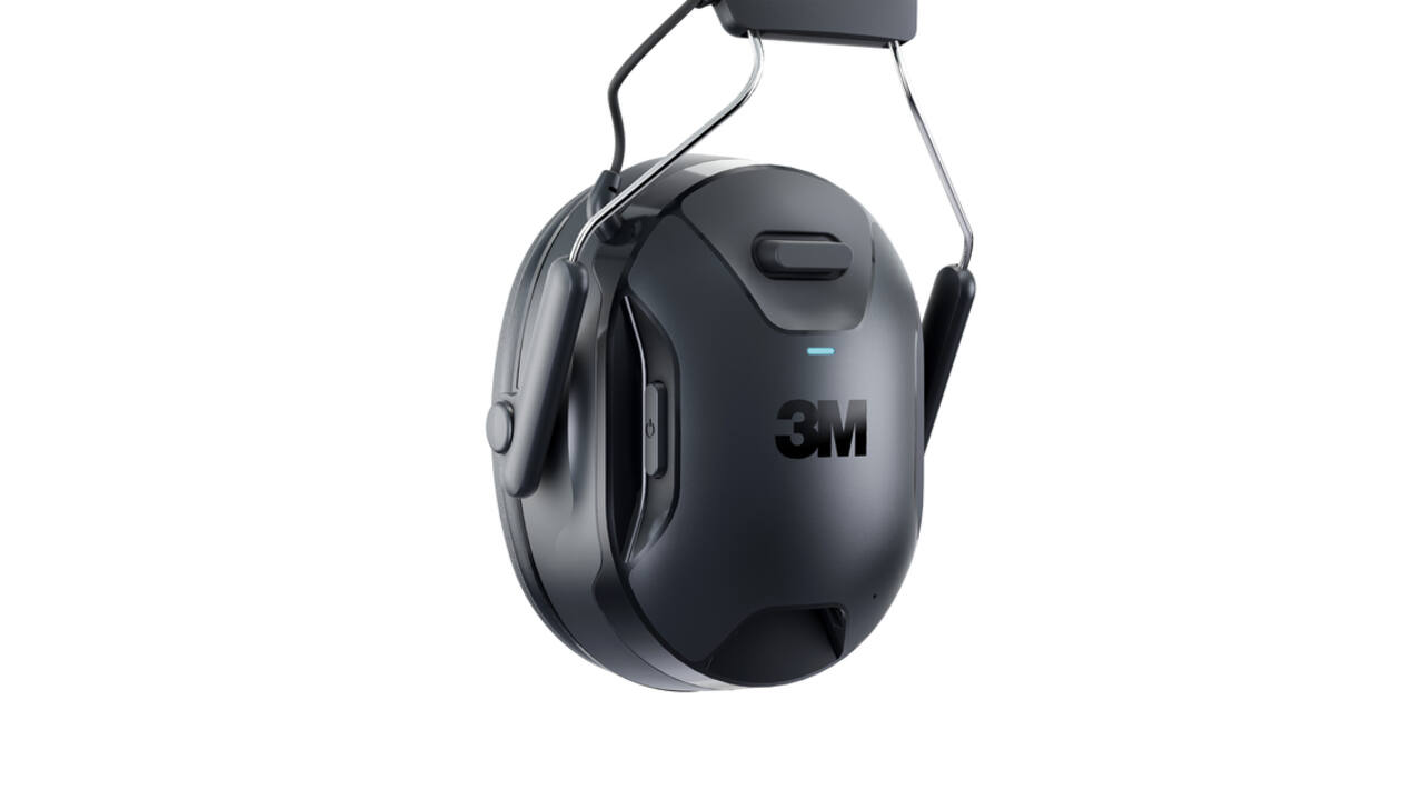 Oorkap 3M WorkTunes Connect en Solar Bluetooth 33dB zwart