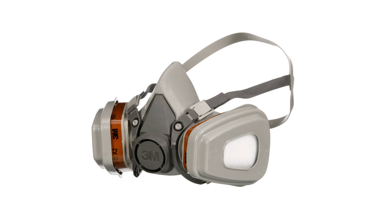Mondmasker 3M met vervangbare filters 6002KIT-1, A2P2 organische dampen