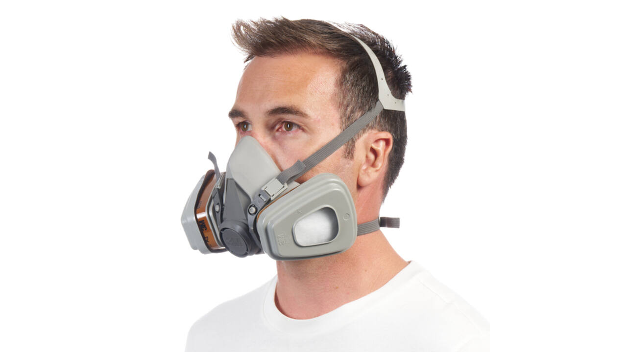 Mondmasker 3M met vervangbare filters 6002KIT-1, A2P2 organische dampen