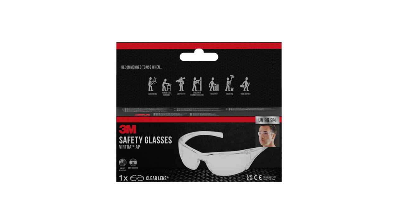 Veiligheidsbril 3M Virtua AP heldere lens
