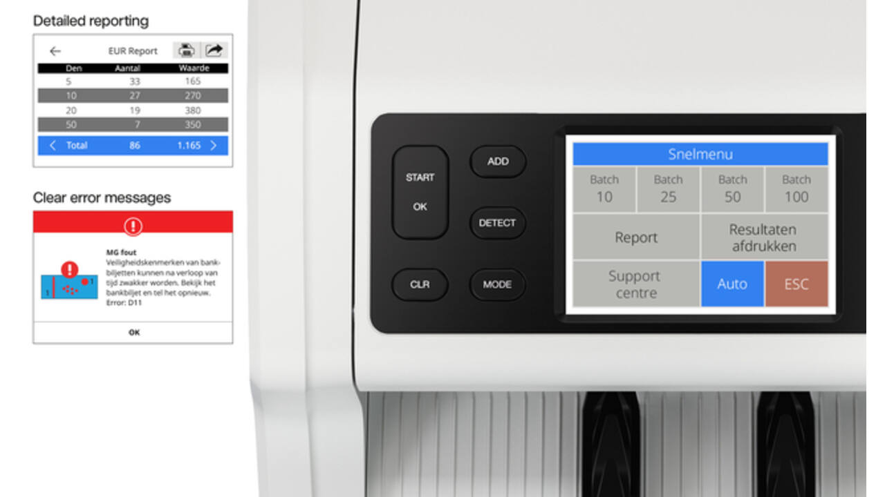 Biljettelmachine Safescan 2485-SC
