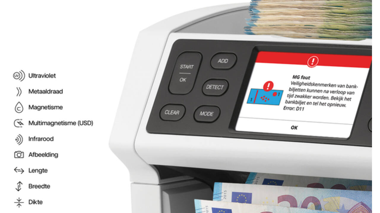 Biljettelmachine Safescan 2865-SC