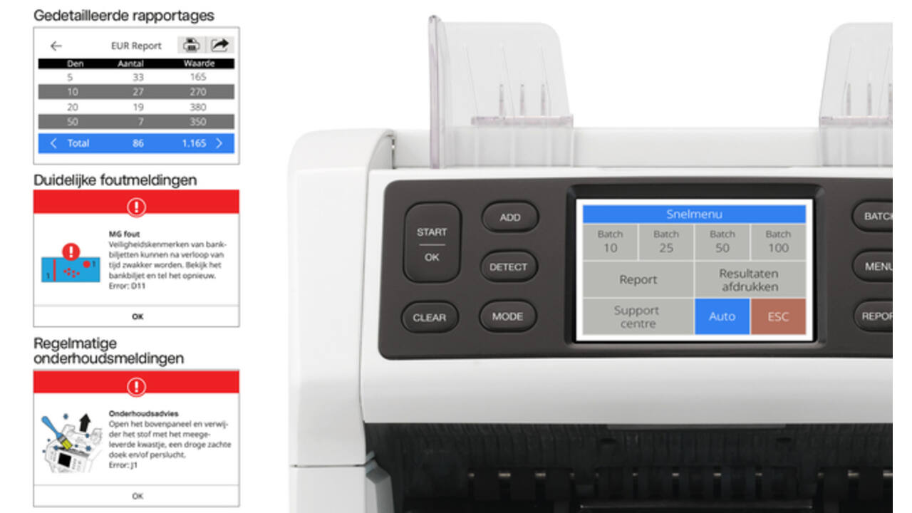 Biljettelmachine Safescan 2865-SC