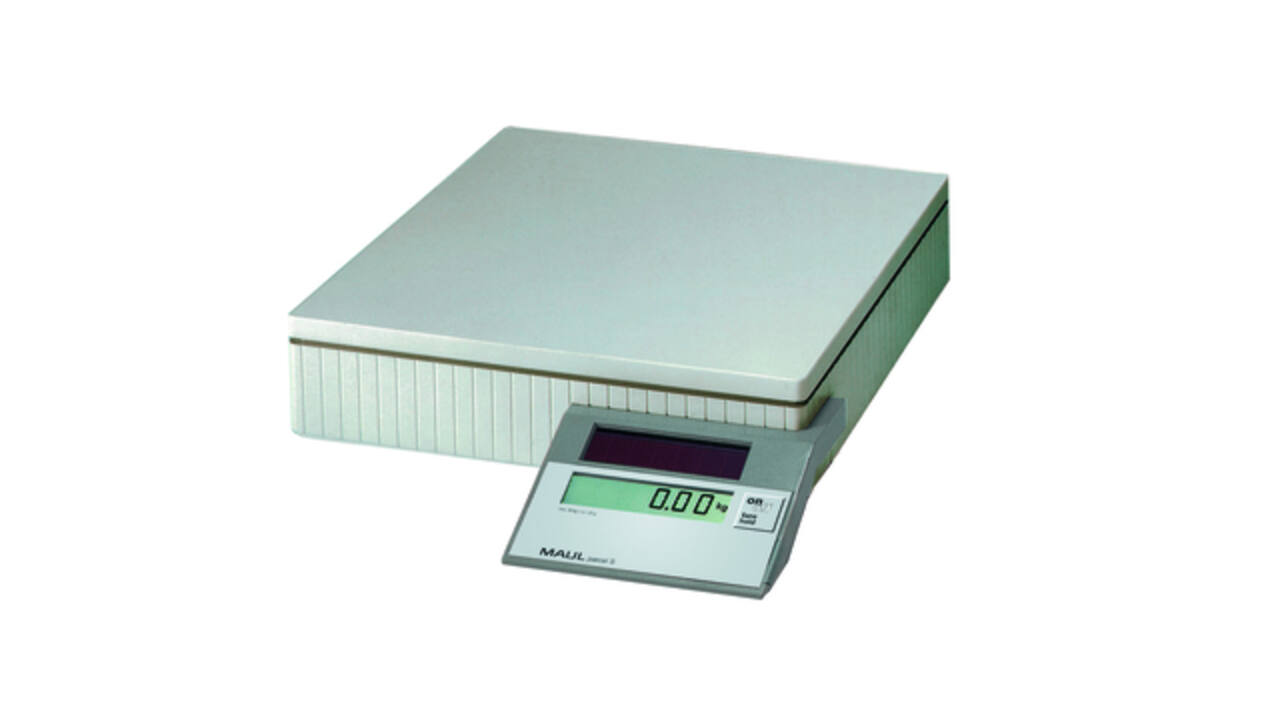 Pakketweger MAUL Parcel S weegplateau 30x30cm solar 50 kg