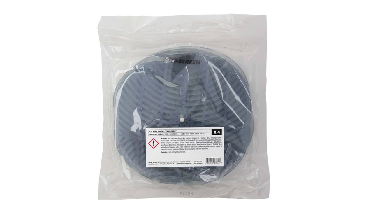 Urinoirmat V-screen Ocean Spray 12 stuks