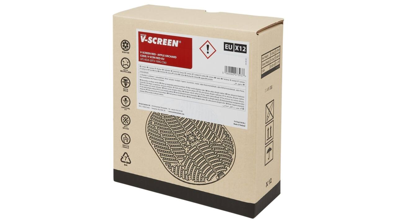 Urinoirmat V-screen Apple Orchard 12 stuks