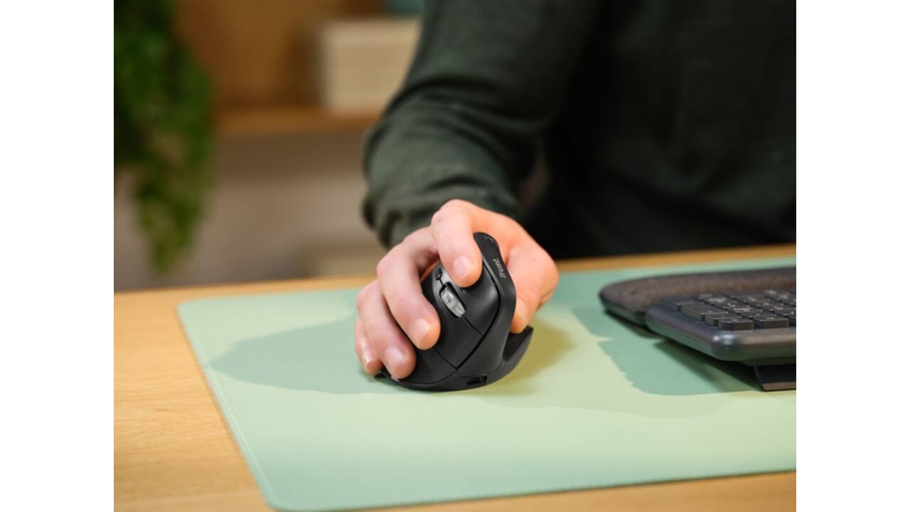 Ergonomische muis Trust hyperscroll Vyran draadloos