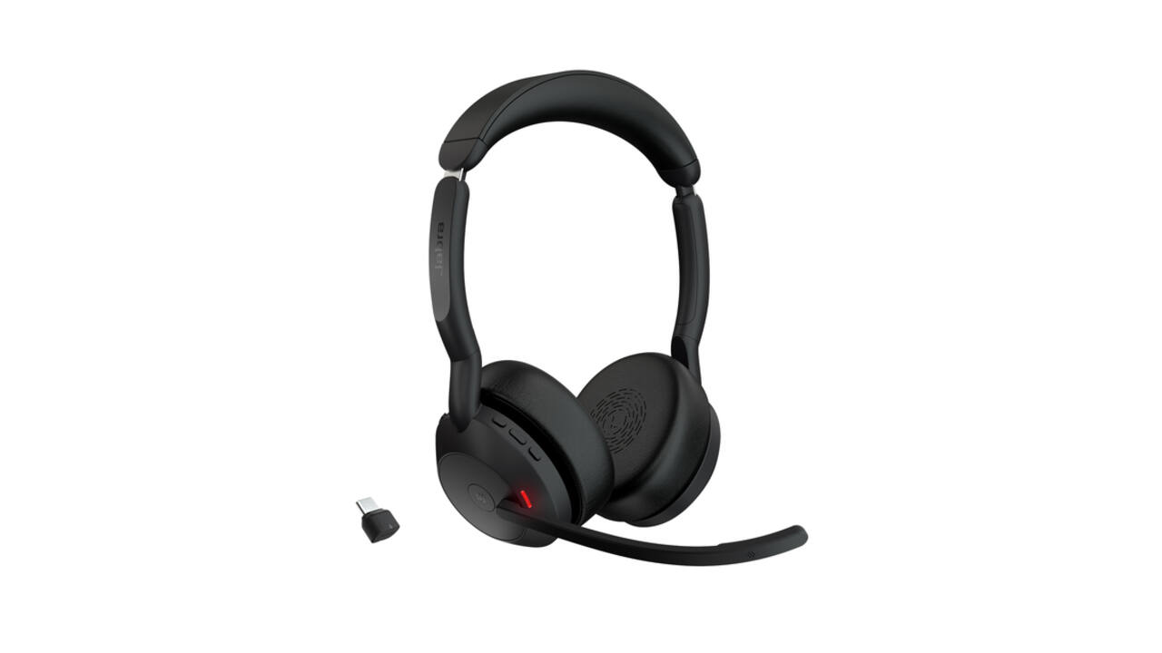 Headset Jabra Evolve2 55 Link 380/390c MS Stereo draadloos